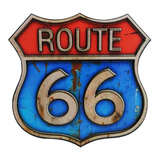 Enfeite Parede Quadro Route 66 3d