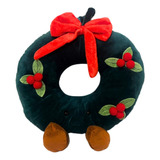 Enfeite Porta Natal Guirlanda De Pelúcia Decoração Natalina