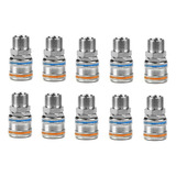 Engate Rápido De Ar Rosca 1/2 Macho Schweers Kit 10 Unidades