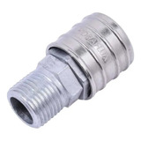 Engate Rápido De Ar Rosca Macho 1/2 Pol Npt Hidraflux Er767m