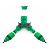 Engate Rápido Derivação Y P/ Microtubo 4mm Irrigação - 3 Pç