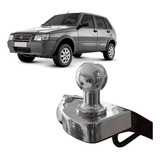 Engate Reboque Fiat Uno 2007 2008 2009 Rabicho Fixo 700 Kg
