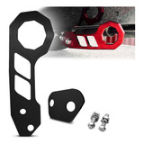Engate Tow Hook Reboque Traseiro Gancho Automotivo Preto