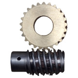 Engrenagem Coroa Bronze Eixo Sem Fim Motor Basculante Peccin