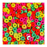 Entremeio Pulseiras Colar Disco Disquinho Fimo - 100gr