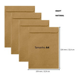 Envelope (saco) Kraft Natural 22 X 32 Cm Skn 33 25 Unidades
