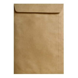 Envelope A4 Saco Kraft 24x34cm Tilibra - Caixa 100 Unidades Cor Marrom Kraft