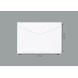 Envelope Carta Branco Sem Cep 11,4