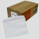 Envelope Carta Branco Sem Cep 11,4x16,2cm - Cof 010 C/1000