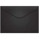 Envelope Carta Preto 114x162 Mm C/ 100 Unds - Scrity