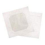 Envelope Cd E Dvd Papel 75grs.c/visor Branco Cx Com 250