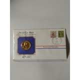 Envelope Com Medalha Martin Van Buren