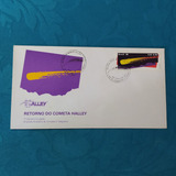 Envelope Comemorativo Do Cometa De Halley