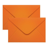 Envelope Convite De Casamento Laranja 160x235mm