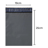 Envelope De Segurança 19x25 Eco 500 Unidades Preto/cinza