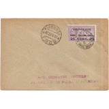 Envelope Itália 1917 Com Raro Selo A-2 Hidrovolante