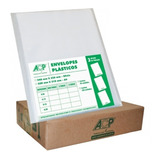 Envelope Plástico Ofício 4 Furos Médio 0.12mm - 500 Un.