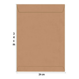 Envelope Saco Kraft Pardo Skn132 A4 229x324mm Scrity 10un