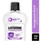 Enxaguante Bucal Antisséptico Menta Listerine Whitening Extreme Frasco 236ml