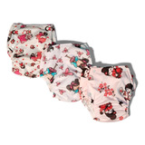 Enxuta Reutilizável Calça Plástica Ecológica Bebê Kit 3