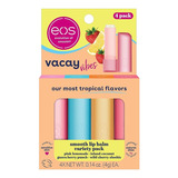 Eos Kit Lip Balm Vacay Vibes 4 Unidades Hidratante Labial