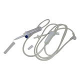 Equipo Macrogotas Para Soro Com Injetor Lateral Tkl Kit 10un