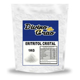Eritritol Cristal Adoçante Natural Puro 1kg - Importado