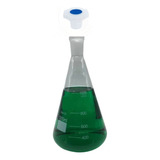 Erlenmeyer Graduado Com Tampa Polipropileno 1000ml -esp