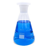 Erlenmeyer Graduado Com Tampa Polipropileno 500ml