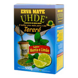 Erva Mate Tereré Uhde Sem Açucar Sabor Menta E Limão 500g