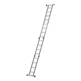 Escada Alumínio Articulada 4x4 16 Degraus Multifuncional Mor