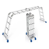 Escada Aluminio Articulada 4x4 16d Multifuncional Mor