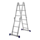 Escada Articulada Multifuncional Alumínio Reisam 4x3 13 Pos.