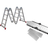 Escada Articulada Multifunções Alumínio 4x4 +