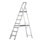 Escada De Aluminio De Abrir Domestica 7 Degraus-1,52m E1207