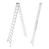 Escada De Alumínio Extensiva 2x13 Degraus 3,93 X 6,45 M Mor