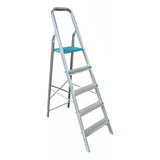 Escada Domestica De Aluminio 5 Degraus Gibafer