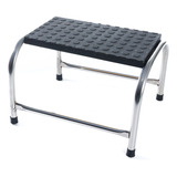Escada Escadinha Para Maca 1 Degrau Metálica Auxiliar Inox