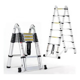 Escada Extensivel Alumínio Dupla 16 Degraus 2,4/5m Starfer