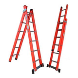 Escada Tesoura Extensiva Fibra De Vidro 3,2 Metros 6x10