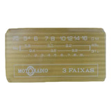 Escala Vidro Radio Motoradio De Carro Original 3fx