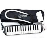 Escaleta Preta Teclado De Sopro C/ 32 Teclas Completa Spring