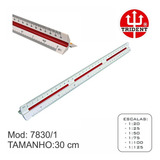Escalimetro Escala Triangular Trident 7830 N 1 Profissional