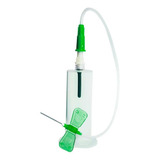 Escalpe Coleta Sangue Vácuo 21g + Adaptador De Agulha 50 Uni