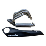 Escapamento Full Inox Arashi Z1000 2011 2012 2013 2014