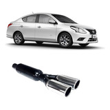 Escapamento Jk Esportivo Duplo Nissan Versa S08