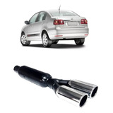Escapamento Jk Esportivo Duplo Polo Hatch/sedan S08