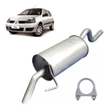 Escapamento Silencioso Tras Clio Hatch 1.0 16v 1999 2000 