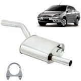 Escapamento Silencioso Tras Focus Sedan 2.0 16v 2004 2005