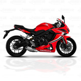 Escapamento Usa Capa Original Full Honda Cbr 650r Hurricane 